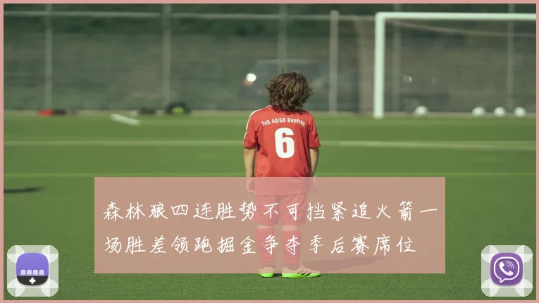 森林狼四连胜势不可挡紧追火箭一场胜差领跑掘金争夺季后赛席位