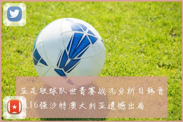 亚足联球队世青赛战况分析日韩晋级16强沙特澳大利亚遗憾出局